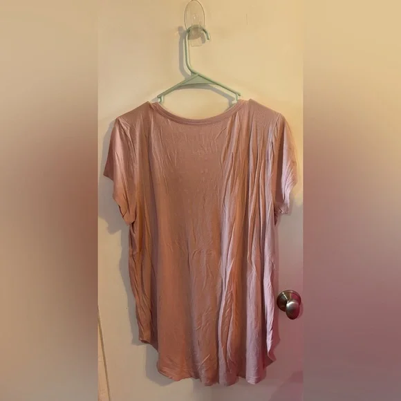 Maurice’s Women's Pink Lace-Up Top - Picture 2 of 3